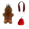 Tasses Mignon Pain D'épice Homme Boisson Tasse Portable En Plastique Suspendu Ornements Cadeaux Pour Les Amis Familles