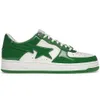 Designer Bapestark8 Chaussures Gris Noir Couleur Camo Combo Rose Vert Abc Camos Pastel Bleu Baskets En Cuir Verni Baskets