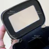 Designerväska 10A Mirror Quality 11cm Makeup Bag Mini Chain Bag Women's Crossbody Bag Axel Bag Carry-On Box Bag YC632