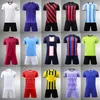 Football Fan Edition Rugby jersey training suit for adult club football set casual large short sleeved shorts 240315