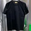 Camiseta masculina de luxo verão casual manga curta camiseta de alta qualidade camisetas para homens mulheres letras 3D monogramadas camisetas tamanho asiático M-5XL