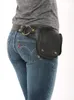 Drop Leg Ts para mulheres Fanny Pack Medieval Leather Utility Hip Cintura Cinto Viagem Ao Ar Livre Multicamadas Vintage Ajustável 240308