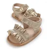 First Walkers Baby Girl Soft Sole Shoes Fashion Walker Toddler Summer Flat Girls Wedding Dress