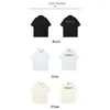 Polo da uomo TFETTERS Marca Lettera Stampa Polo per uomo 2024 Estate Americano Turn Down Collar T-shirt da uomo Baggy Cotton Tops