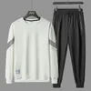 Tracksuit Men Casual Long Sleeve Mens Two Piece Sweatshirtpants Set Hip Hop Fashion Streetwear Autumn Men Set 5xl 240315