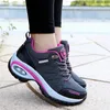 Mulheres sapatos esportivos plataforma tênis moda ao ar livre caminhadas antiderrapante sapatos casuais baixo superior tênis de corrida calçados femininos 240315