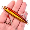 24st Metal Jig 40G30G20G Shore Casting Jigging Lures Shore Casting Spoon Saltwater Jack Fishing Lures Set Bit Artificial Bait 240315