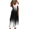 여자 여름 새 레이스 서스펜더 v- 넥 스 세신 프린팅 느슨한 드레스