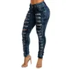Moda Donna Casual Skinny Jeans Foro Denim Femminile Metà di Vita Stretch Pantaloni Donna Pantaloni A Vita Alta Donna Collezione 2023 240311