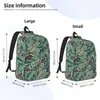 Sac à dos pour ordinateur portable, sac d'école Unique en forme de vague de fleurs, Durable pour étudiant, garçon et fille, voyage