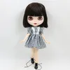 ICY DBS Blyth bambola 1/6 bjd corpo articolare capelli castani corti viso opaco 30 cm giocattolo ragazze regalo anime 240301