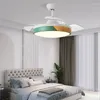Unsichtbare Deckenventilatorleuchte mit Holzmaserung, moderne Lampe, Kronleuchter für Wohnzimmer, Esszimmer, Schlafzimmer, Ventilator, Beleuchtung