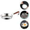 Pans Non Stick Frying Pan Stainless Steel Omelette Oil Heating Breakfast Egg For Eggs Mini Fried