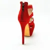 Scarpe eleganti Minan Ser Tacco 16 cm Sandali da donna Piattaforma moda Punta aperta Sottile Alta Rosso Donna Plus Taglia USA 4-10.5