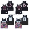 High School Basketball 15 Jermaine Cole Jersey Terry Sanford Shirt Uniform MARKE X 15 DREAMVILLE Teamfarbe Marineblau Schwarz Motiv HipHop College genäht Vintage