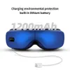 Electric Bluetooth Eye Therapy Massager Music Massage Spa Collapsible Lufttrycksvärme Trötthet Relieve uppladdningsbar 240314