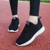Flats Ayakkabıları Kadın Spor ayakkabıları Sıradan Daireler Ayakkabı Örgü Nefes Alabilir Bayan Ayakkabı Artı Beden Loafers Kadın Çalışan Spor Ayakkabı Kama