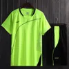 Costume de sport deux pièces pour hommes, printemps et été, course à pied, entraînement du matin et du soir, vêtements décontractés de Football, Z5vk