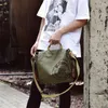 Çanta erkek moda tuval omuz çantaları iş seyahat crossbody erkek meslek çantası çanta tote