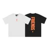 VLONE Tshirt Big V T-shirt Men's / Women's Couples Casual Fashion Trend High Street Loose HIP-HOP100% Cotton Printed Round Neck Shirt US SIZE S-XL 6187