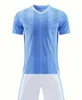 Conjunto de roupas infantis menino menina meninos 2pcs terno de futebol de secagem rápida 9 padrão listrado camisa camiseta curta 240315