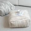 Pillow Nordic Style Floor Seat Cover Ottoman Unstuffed Empty Footstool Meditation Futon Pouf Balcony Tatami