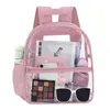 Sacos escolares Clear Backpack Stadium Aprovado Transparente Mini para Mulheres Homens Concert Work Sport Fival Locais