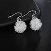 Dangle Earrings Beautiful Ball Drop 925 Color Silver For Women Fashion Girl Student Holiday Gifts Wedding Party Brands Jewelry