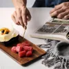 Theedienbladen Zuid-Amerikaans notenhouten dienblad Massief hout Middagfruitschaal Koffiehuis Eenvoudige snack Ieisure