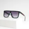 occhiali da sole firmati New Stripe Legs Occhiali da sole con montatura grande Occhiali classici alla moda 5011