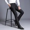 Männer Anzug Hosen Frühling Männer Kleid Hosen Gerade Business Büro Hosen Herren Formelle Hosen Männliche Schwarze Kleid Hose 240305