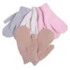 Fem fingrarhandskar 1Pair ull kvinnlig vinterkoreansk stil fast färg alla kvinnor flickor mittens2268
