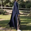 Kurtki damskie Spring Autumn Trench Płaszcz Kobiety 2024 Vintage koreańskie jednoablezowane luźne maxi długie plisowane wiatrówki żeńskie