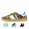 2024 Tiktok Celebridad de Internet Mismo leopardo Zapatos de diseñador Zapatos de entrenamiento para hombres y mujeres Zapatos casuales Gales Bonner Adolescente Tendencia Zapatillas de deporte de lujo Plataforma Moda