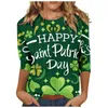 Women's Hoodies The St Day Sweatshirt Women Long Sleeve Irish Festival Holiday Tee Short Tunic Tops For Womens Fall