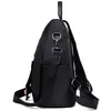 Schultaschen Mode Mini Rucksack Damen Oxford Stoff Studententasche Kleine One-Shoulder