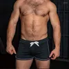 Laufshorts Sommer Männer Stilvolle Einfachheit Sexy Mesh Stoff Männlich Sport Casual Kleidung Fitness Strand Boxer