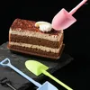 Lepels 100 Stuks Wegwerp Lepel Schop Vormige Mini Ijs Kwaliteit Plastic Dessert Cake Shop Party Servies Benodigdheden