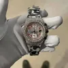 Luxe merk Iced Out Full Vvs Moissanite Diamond Watchwatches Horloge voor heren