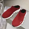 designer speed knit sandales belenciaga puff pantoufle hommes femmes lettre imprimée sandales de mode plage sandale hommes pantoufles en caoutchouc unisexe chaussures plates