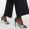 ارتداء أحذية Mkkhou Fashion Sandals Round Round Toe Open Open Opencle Boxle Blingbling Crystal High Cheels Banquet