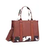 Wrangler Women Handbags Western Wallet Female Shoulder Bohemian Aztec Bag Shopping Tote Stora kapacitet Resor 240301
