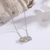 Projektant Tiffay and Co di Jia Naszyjnik butikowy biżuteria Walentynki Prezent Owad Butterfly