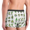 Unterhose PLANTS CACTUS GREEN WATERCOLOR Penis Cock Homme Höschen Herrenunterwäsche Print Shorts Boxershorts