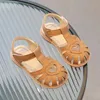 Sommer Kinder Schuhe für Mädchen Sandalen Mode Weichen Boden Jungen Strand Liebe Baby Mädchen 240313