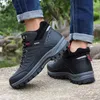 Fitnessschoenen Waterdicht Militaire man Tactische laarzen Winter Warm Pluche Buiten Antislip Wandelen Heren enkel Wandelen Maat 47 Sneakers Heren