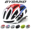 Casco da bici da strada da montagna Uomo Donna Adulto Integralmente modellato Ultraleggero Bianco Ciclismo Berretto di sicurezza da corsa Velocità MTB Bicicletta 240312