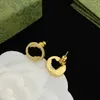 Lyxörhängen för kvinnor Guldstoppörhängen Designer för kvinnor Hoopörhängen Stud Letterörhängen Smycken med Box Set Valentine Day Gift Engagement FA5