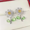 Oorknopjes Luxe ontwerp Kleine bloem 2024 Mode Daisy Sieraden Accessoires Verjaardagscadeau