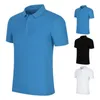 Homens camisetas Quick Dry Homens Top Lapel Collar Slim Fit Turn-down Verão T-shirt Macio Respirável Negócios Casual para Escritório